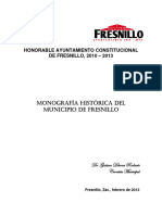 Monografía Histórica de Fresnillo