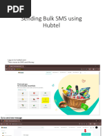 Sending Bulk SMS Using Hubtel