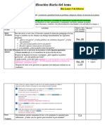 Planificación de El Comentario 6to Grado Febrero Español