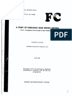 A Study of Parachute Seam Design Criteria