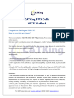 Catking Fms Delhi: Wat Pi Workbook