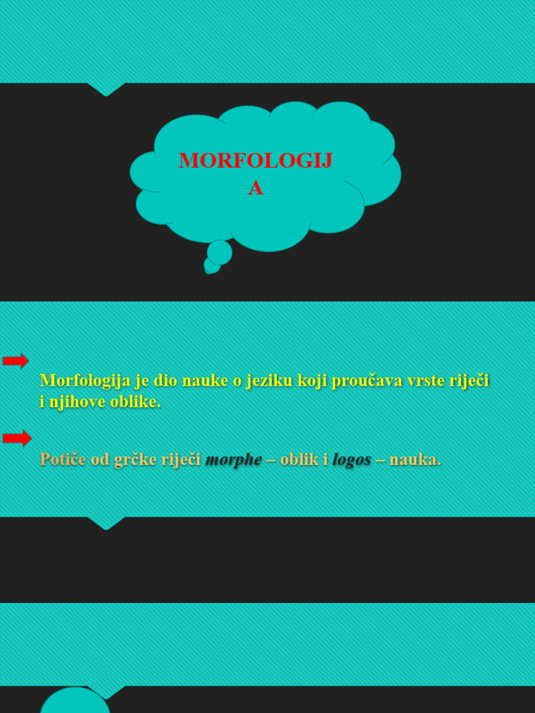 Morfologija | PDF