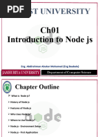 Chapter One Introduction Node Js