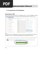 JDK Installation Steps