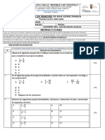 Evalauciones Trimestrales 3er Trimestre Matemática