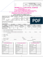 Admission Form UG 2023