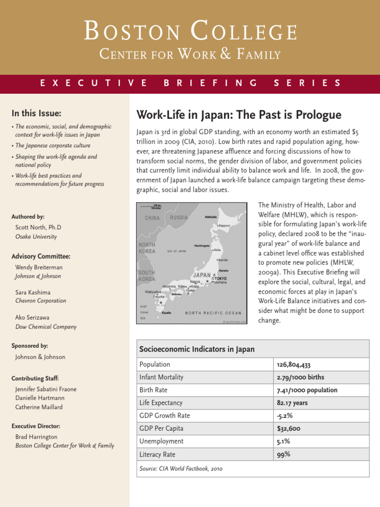 Work Life in Japan | PDF | Overtime | Working Time