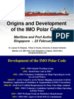 Origins and Development of The IMO Polar Code - Brigham