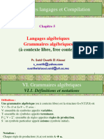 Cours Théorie de Langages - Grammaires - PR - Ouatik