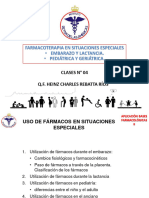 Clase 4 Farmacoterapia en Situaciones Especiales