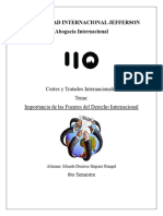 Cortes y Tratados. Fuentes Del Derecho Internacional