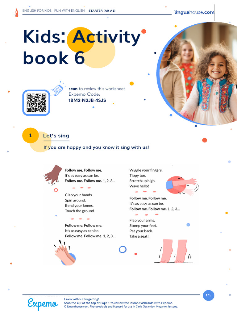 Fun English Activities for Kids | PDF