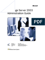Exchange Server 2003 - Microsoft Exchange Server 2003 Administration Guide