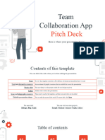 Team Collaboration App Pitck Deck by Slidesgo