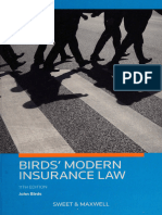 Birds' Modern Insurance Law