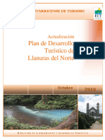 Actualización Del Plan General de Desarrollo Turístico de Llanuras Del Norte