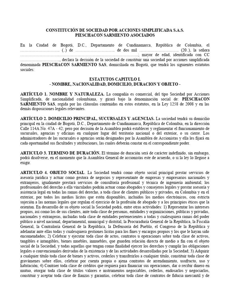 The Surprising Secret Behind a Flawless Sociedad por Acciones Simplificada!