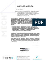 5.2.1 Carta de Garantia de Obras Civiles