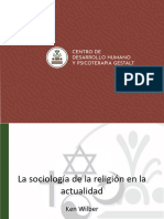 2.1 La Sociología de La Religión en La Actualidad