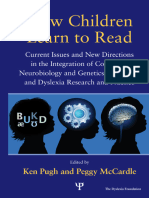 Extraordinary Brain Series Ken Pugh Peggy McCardle Peggy McCardle How Children Learn To Read Cu