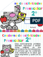 Cuaderno 1ro y 2do PREESCOLAR