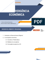 A Convergência Económica