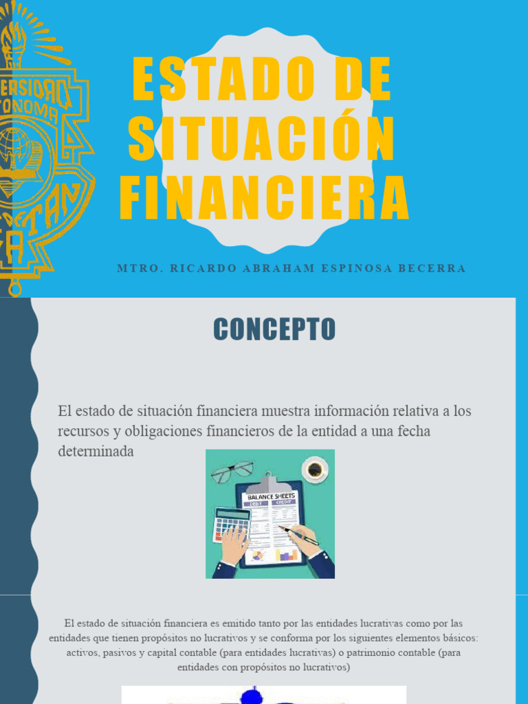 Estado de Situaciã N Financiera 2 | PDF | Contabilidad | Economía ...