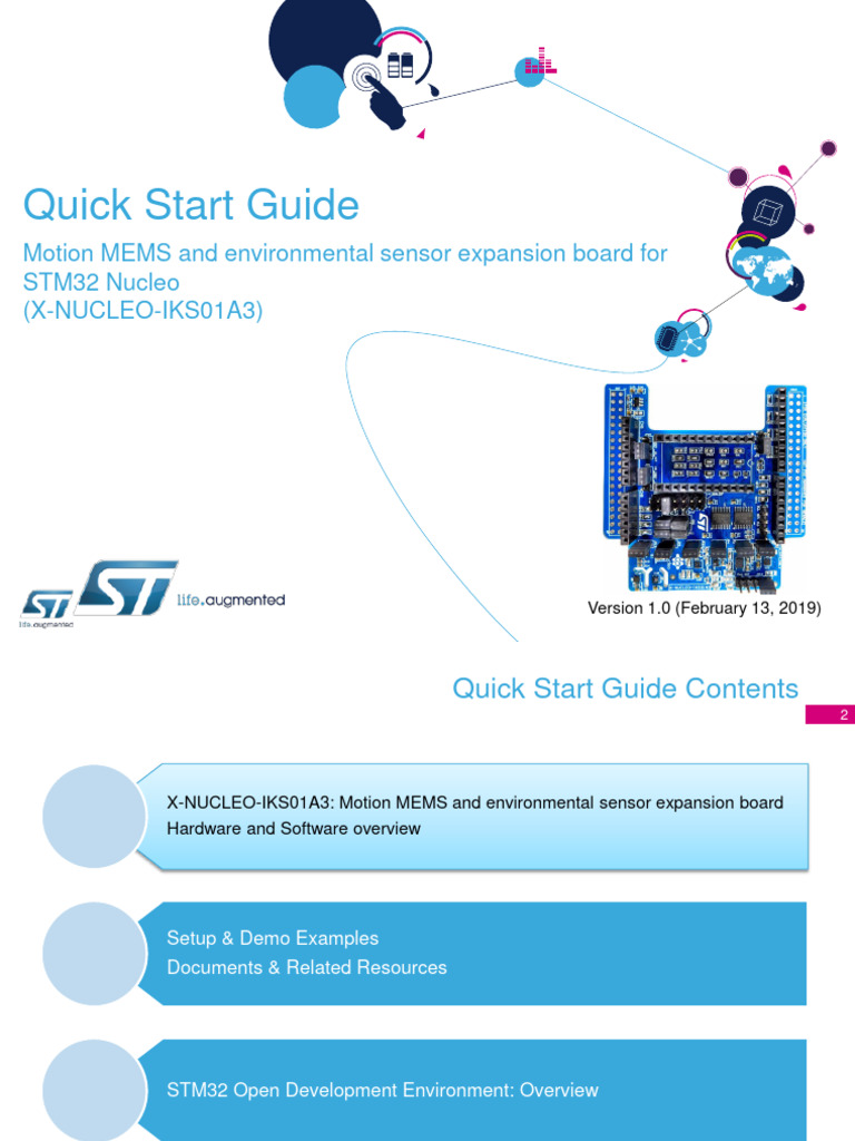 X-NUCLEO-IKS01A3 Quick Start Guide | PDF | Computer Science | Computer ...