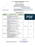 Nº 11va. SESIÓN DE APRENDIZAJE - Proyecto de Investig. e Invest. Tecnologica