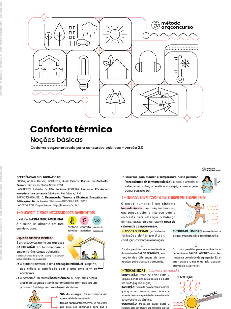 Conforto Térmico para Concursos | PDF | Calor | Umidade