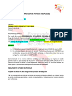 Notificación Procesos Disciplinarios - SUSPENSIÓN