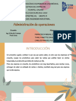 Admon. de Operaciones - Pronosticos