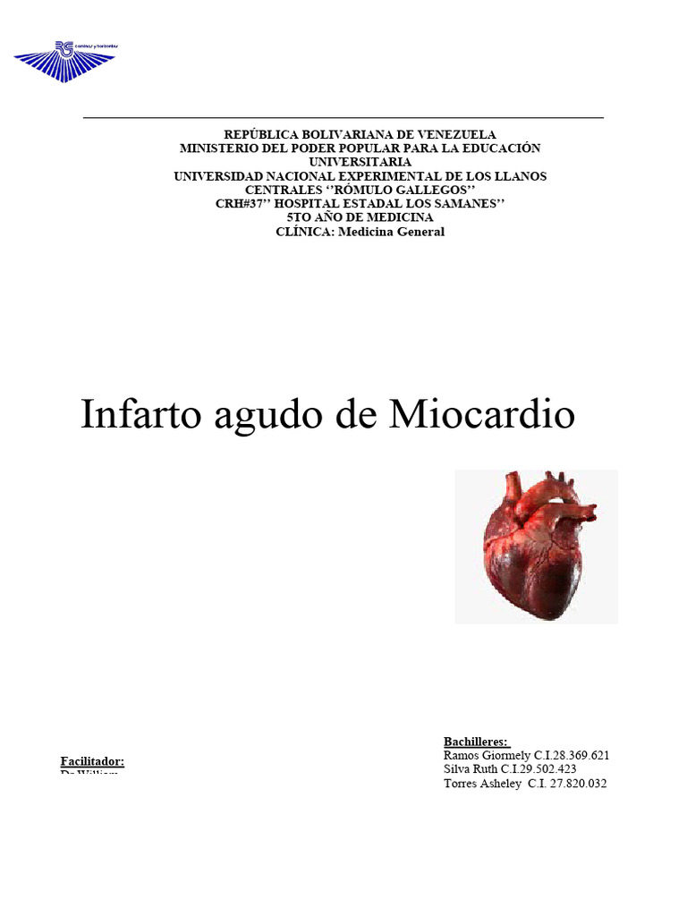 Infarto Agudo de Miocardio Definitivo | Descargar gratis PDF | Infarto ...
