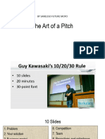 The Art of A Pitch