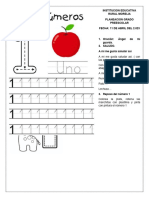 Planeacion 1 Preescolar y Segundo