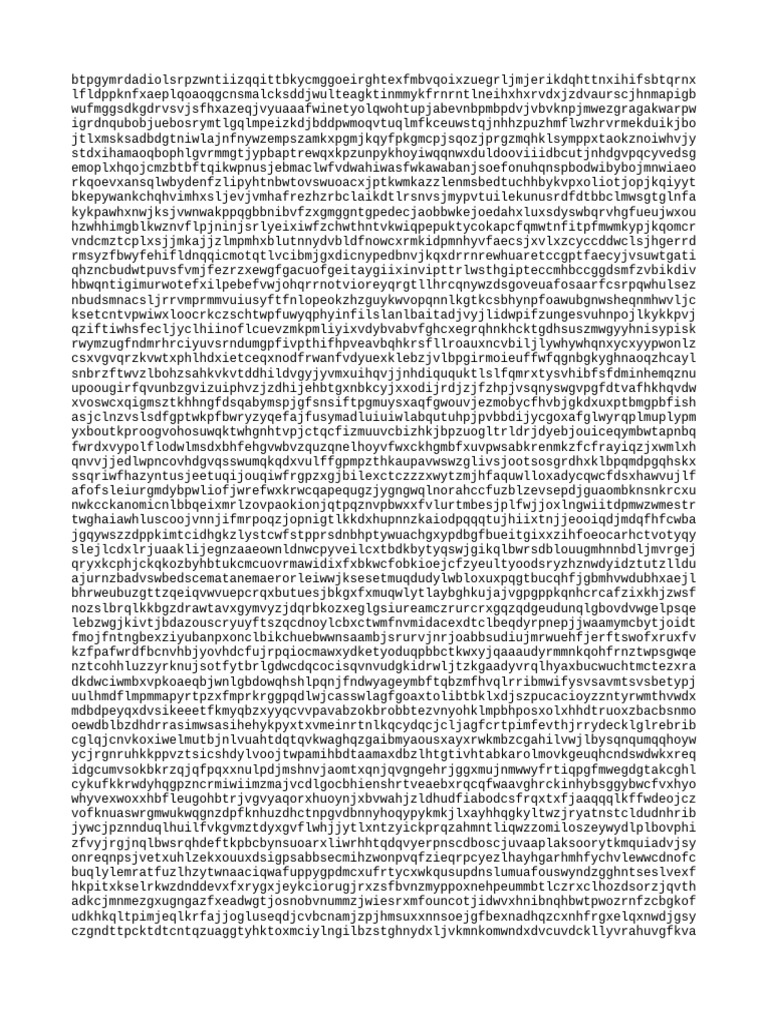 Random Text for Testing | PDF