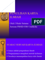 Penulisan Karya Ilmiah