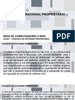 Aula01 - CONCEITO DE SOFTWARE PROPRIETÁRIO