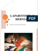 Hernia y Laparotomia