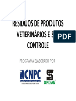 Residuos de Produtos Veterinarios e Seu Controle