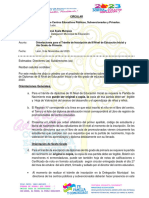 Circular Orientacion para Trámite de Incripción de Diplomas Educacion Inicial y Primaria 2023