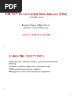 Che 357 Eda Lesson 2 Error Analysis 2024