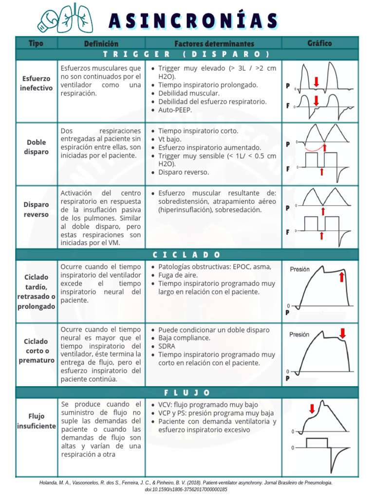 2018 PatientVentilator Asynchrony (CuadroResumen en Español) PDF