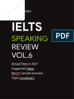 2021 IELTS Speaking Review
