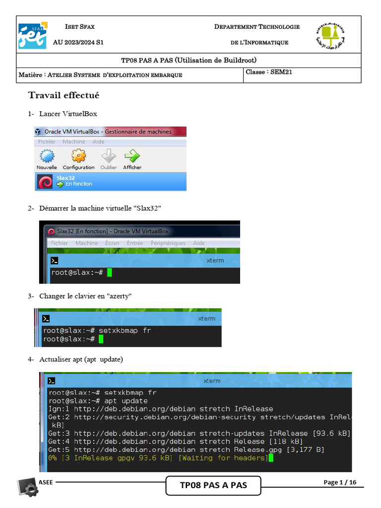 Utilisation de Buildroot en TP Informatique | PDF | Génie logiciel ...