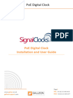 Signal Clock Manual