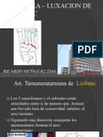 FX LX Lisfranc