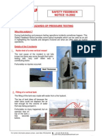 Pressure Testing Safety