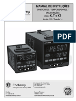 Manual de Instruções K, T E KT: Contadores / Temporizadores / Multifunções Mod.