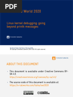 Linux Kernel Debugging Going Beyond Printk Messages